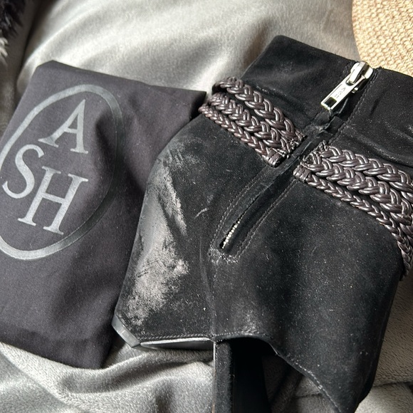 ASH Rocker Vibe wedges in black - Picture 10 of 11